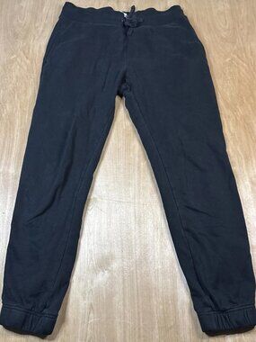 Goodfellow & Co Pintuck Men's Fleece Black Jogger Pant Sweatpants  Size Medium